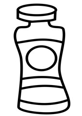tube of paint, outline icon