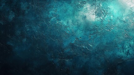A mesmerizing abstract texture in shades of teal and blue, evoking a deep oceanic ambiance with smooth, flowing patterns.