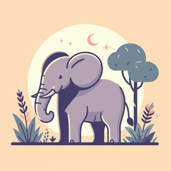 Ilustration of elephants