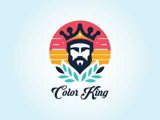 Colorful King Vector