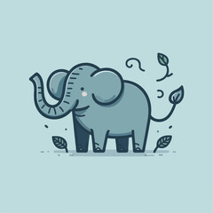 elephant cartoon illustration