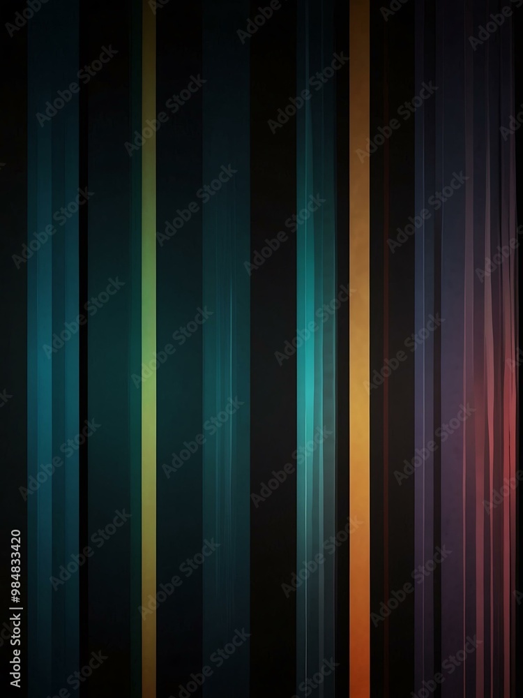 Poster gradient vertical lines on a black background.