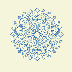 Mandala background in lineal style