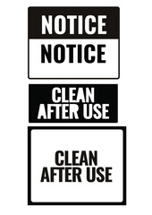 clean after use AI format 