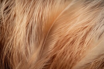 Feather texture with soft, delicate strands in natural colors