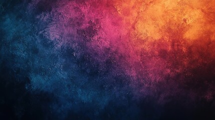 Obraz premium Vibrant abstract background featuring an explosion of colors, blending shades of blue, orange, and pink for a stunning visual effect.