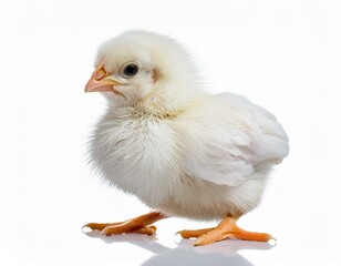 Obraz premium Curious Fluffy Duckling