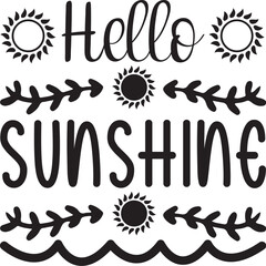 Summer day svg design