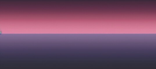Minimalistic ocean background at dusk with a gradient from dark purple to pink.