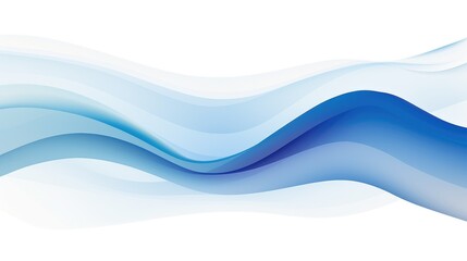 Abstract blue wavy background.