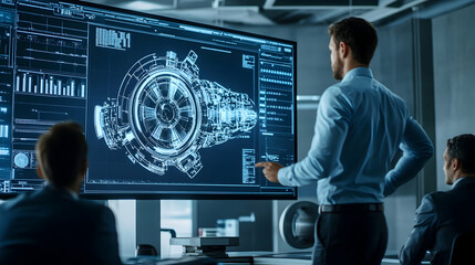 doctor looking at x ray image