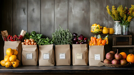 vegetables on the market