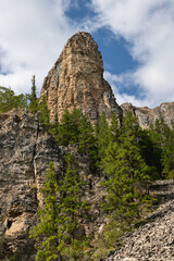 The Lena Pillars are a natural rock formation along the banks of the Lena River in far eastern Siberia, Sakha Republic, Russia