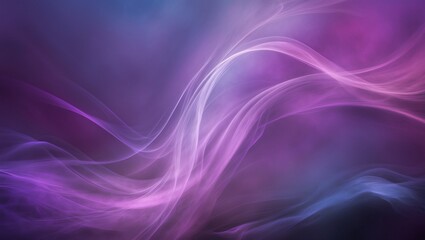 Obraz premium A mesmerizing abstract background featuring vibrant, rich purple hues with wispy, ethereal swirls that evoke a sense of mystery
