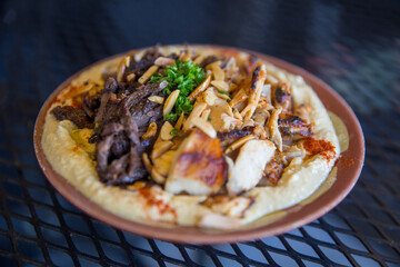 Hummus Shawarma Plate