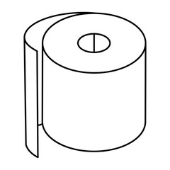 A perfect design icon of tissue roll