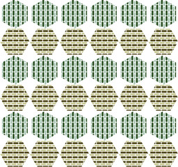 Seamless pattern with intricate, repeating designs for a continuous look. Perfect for textiles, wallpapers, packaging, and digital projects, adding style and versatility to various creative