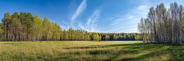 landscape with grass and sky