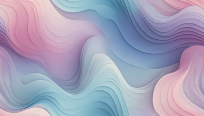 Fond abstrait texture dégradé rose bleu pastel forme courbe vague mouvement dynamique ordinateur.