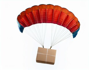 Orange Parachute Drop