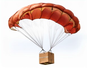 Obraz premium Bright Orange Parachute