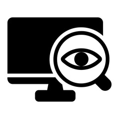 spyware glyph icon