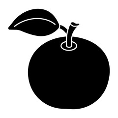 Modern design icon of orange 