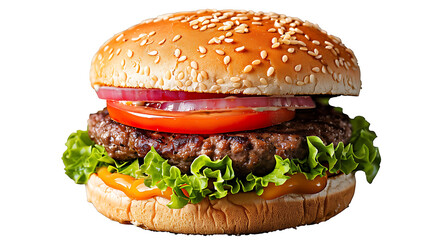 burguer insolated on withe background