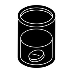 An icon design of dissolve medicine 