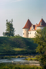 Obraz premium old castle in the mountains