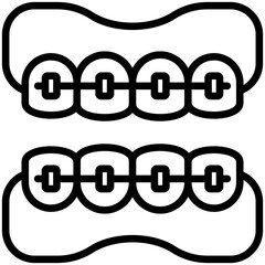 Dental Braces Icon