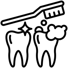 Dental Cleaning Icon