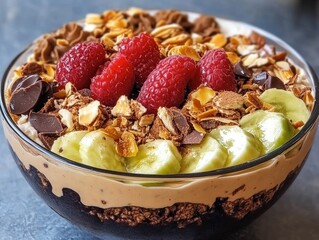 muesli with berries