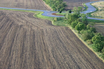 Sweden. A combine harvesting wheat in a field near the city of Link&ouml;ping. &Ouml;sterg&ouml;tland County.