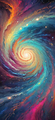 Abstract galaxy core, phone wallpaper, phone background
