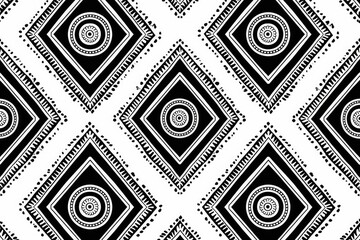 African geometric pattern for design prints  vector illustration.
