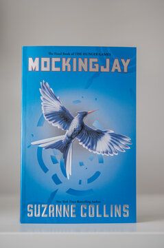 Calgary, Alberta - Steptember 8, 2024: Cover of Suzanne Collins novel Mockingjay.