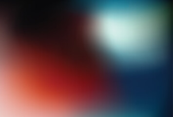 Abstract blurred gradient background with vibrant red, blue, and black colors creating a soft. Vector illustrations