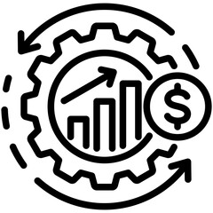 Asset Utilization Icon