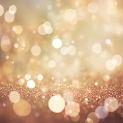 Sparkling glittering bokeh lights background. Concept for Christmas holiday, celebration, New Year's Eve	