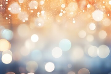 Obraz premium Sparkling glittering bokeh lights background. Concept for Christmas holiday, celebration, New Year's Eve 