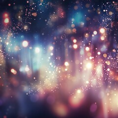 Fototapeta premium Colorful sparkling bokeh lights background. Concept for Christmas holiday, celebration, New Year's Eve