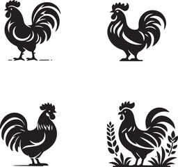 chicken silhouette