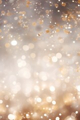 Sparkling glittering bokeh lights background. Concept for Christmas holiday, celebration, New Year's Eve	