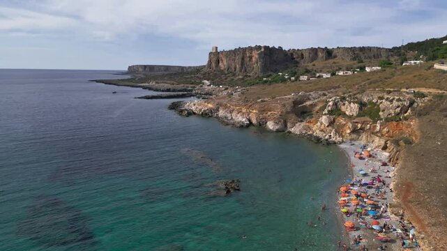 Macari Bay. Pristine sea. Immersed in nature. Dream Sicily.