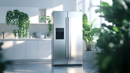Rendering of fridge concept with cool discount savings picture