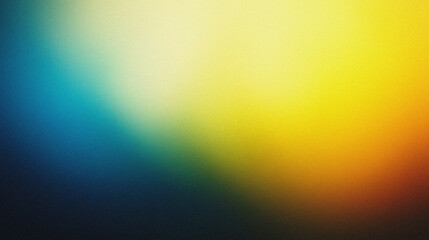 Abstract Blue and Yellow Gradient Background