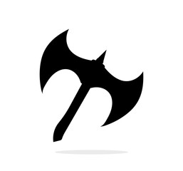 Axe silhouette vector element design