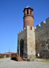 A view from Erzurum Castle in Erzurum, Turkey