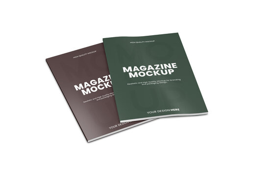 Closed Magazine Mockup
